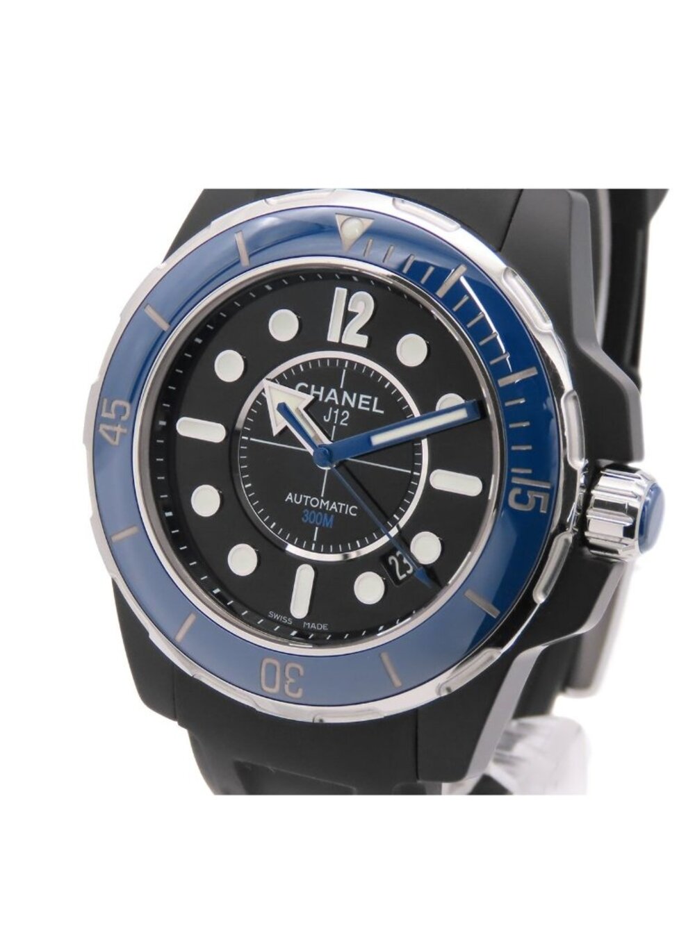 Chanel Marine Black Ceramic Rubber 42 Watch Automatic